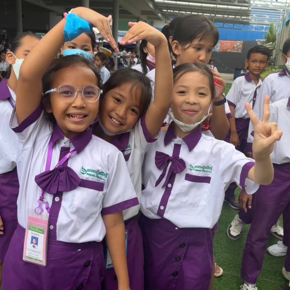 Kids from the Education Sponsorship Program