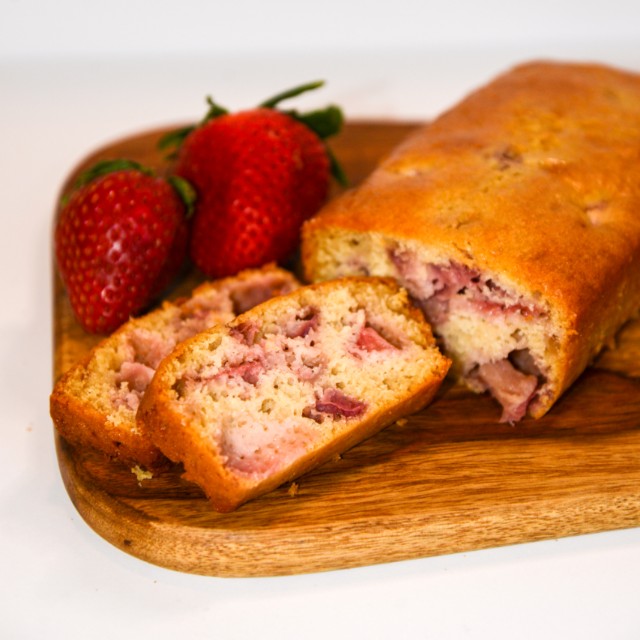 Glazed Strawberry Bread from Baking for Freedom